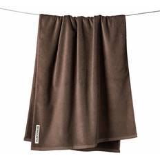 Bongusta Naram Solid Vælg Farve Coffee Badehåndklæde Gul, Brun (140x70cm)