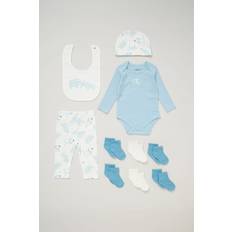 Dinosaurs Bodysuits 10-Piece Bodysuit, Hat, Trouser and Bib and Pack Socks Baby Gift Set Green Newborn