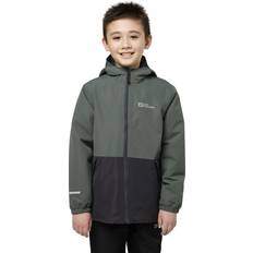 Grigio Giubbotti Jack Wolfskin Kid's Snowy Days Jacket Winter jacket 152, grey