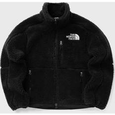 The North Face Womens Black Denali Brand-embroidery Relaxed-fit Fleece Jacket BLACK