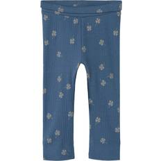 Økologisk bomuld Bukser Børnetøj Name It Noellus Slim Leggings - Vintage Indigo (13241636)