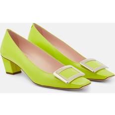 43 - Gröna Pumps Roger Vivier Belle patent leather pumps green (UK 2.5)