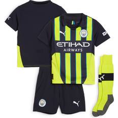 Puma Manchester City 24/25 Away Minikit Kids, Blue, 4-5Y, Clothing