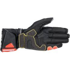 Men Motorcycle Gloves Alpinestars GP Tech V2, Handschuhe Schwarz/Weiß/Neon-Rot Herren