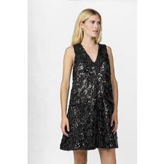 Yas Kjole Striby Sl Spencer Dress Black