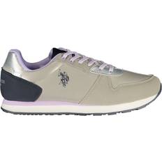 U.S. Polo Assn. Dam Sneakers U.S. Polo Assn. Silver Dam Sneaker Med Kontrastdetaljer - Gray