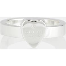 Gucci Ringar Gucci Heart-detail sterling silver ring