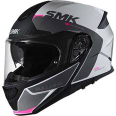 Dam - Öppningsbara hjälmar Motorcykelhjälmar SMK Gullwing Kresto Öppningsbar Hjälm - Vit/Rosa Dam