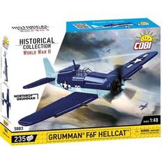 Cobi Historical Collection 5883 Grumman F6F Hellcat, Jagdflugzeuge, WWII, Bausatz 1:48, 235 Bauteile