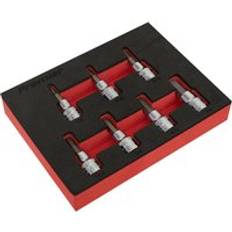Loops 7 Pack Imperial Male Hex Set 3/8" Square Drive Socket Bit
