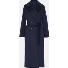 Dame - Hvid - Uldfrakker 'S Max Mara Double-breasted wool coat white