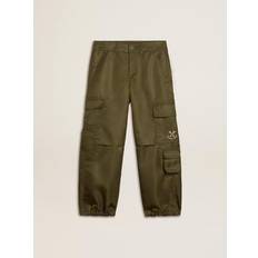 GOLDEN GOOSE Pants Kids color Military