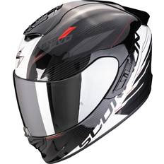 Motorradausrüstung Scorpion EXO-1400 Evo Air II Luma, Integralhelm Schwarz/Weiß