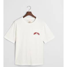 Gant Unisex Tops Gant Pocket Graphic T-Shirt S, Eggshell