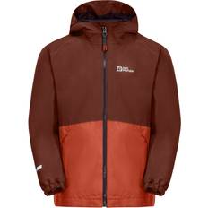 Kinderbekleidung Jack Wolfskin Iceland 3in1 Jacket Orange Junge