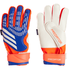 Fußball Adidas Predator Match Fingersave Torwarthandschuhe Kinder blau