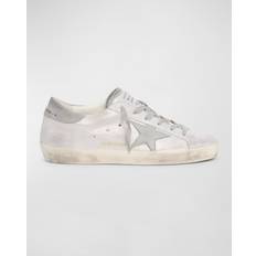 Natural - Women Shoes GOLDEN GOOSE Super Star Almond Toe Star Patch Sneakers - Women's