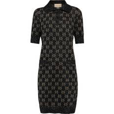 Gucci Dresses Gucci LamÃ GG jacquard minidress black (UK 12)