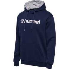 Hummel L Hoodies Hummel HmlMOver Sportsweatshirt Herre - Natblå/Hvid