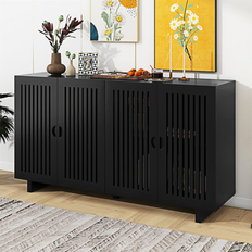 Ebern Designs Black Sideboards Ebern Designs Modern Style 33" H X 60" W X 15.7" D Sideboard