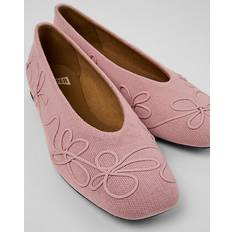 Camper Twins Formal shoes for Women Pink, 7, Cotton fabric