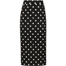 Dolce & Gabbana Black Skirts Dolce & Gabbana Midi Skirt