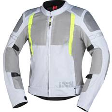 XS Motorcycle Jackets iXS IXS Trigonis-Air Sportstourer Textiljacke hellgrau/grau/n. Herren gelb Herren