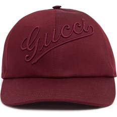 Gucci Women Caps Gucci Cotton Baseball Cap Rosso Ancora (S XL)