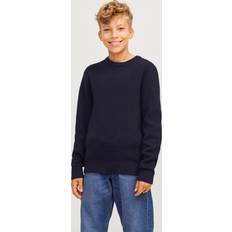 Blue Knitted Sweaters Jack & Jones Knitted Pullover Junior