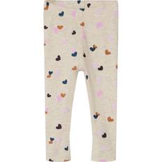 Blumen Kinderbekleidung Name It Leggings Rib NbfLucky Peyote Melange Leggings