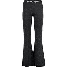 Palm Angels Bukser Palm Angels Glitter Flared Bukser Dame - Sort