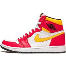 Goud - Man Basketbalschoenen Jordan Air 1 Retro High OG - Light Fusion Red