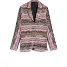 Dam - Multifärgade Kavajer Missoni Zig Zag lamÃ blazer