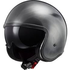 LS2 Halvhjelm OF599 Spitfire II Jeans-Titanium