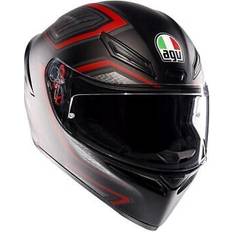 AGV K1 Sling, full face helmet color: Matt Black/Red