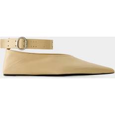 Natural - Woman Low Shoes Jil Sander Leather ballet flats beige (UK 3)