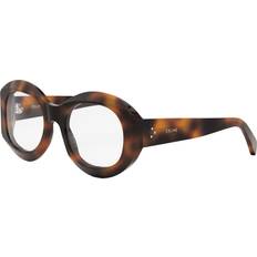 Celine Bold 3 Dots CL50149I (Light Tortoise Oval Women)