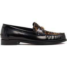 Versace Women Low Shoes Versace 20mm Leather Loafers leopard (35 38.5 41)