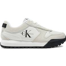 Skor Calvin Klein Jeans Sneakers Toothy Runner Irregular Lines YM0YM00624 Vit