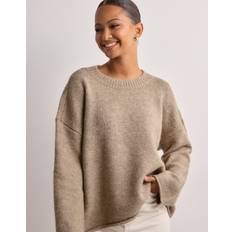 Vero Moda XL Overdeler Vero Moda Beige Vmnoelle Ls O-Neck Pullover Ga Boo