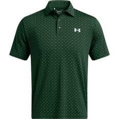 Golf - Verde Abbigliamento Under Armour Playoff 3.0 Printed Uomo - Forest Verde/Bianco/Summit Bianco