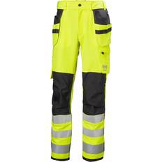 Arbejdstøj & Udstyr Helly Hansen Alna 4X Håndværkerbukser Full Stretch - Hi-vis Gul/Ebony