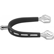 Sprenger Benbeskytter Sprenger Spurs ultra fit extra grip, round end, Silver/Black