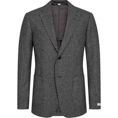 Blanc - Homme Blazers Tiger of Sweden Justin Wool Pepita Blazer - Black/White