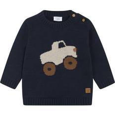 M Striktrøjer Børnetøj Hust & Claire Navy Pilou Pullover