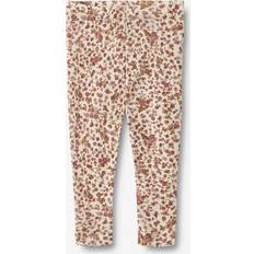 Blomstrede Bukser Børnetøj Wheat Agi Wool Baby Leggings, Rose Flowers