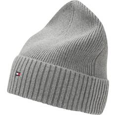 Kashmir Huvudbonader Tommy Hilfiger TH-flagga PIMA bomullsmössa AM0AM12796 mössa, grå (mellangrå ljung) en storlek, Grå (mittgrå ljung) en