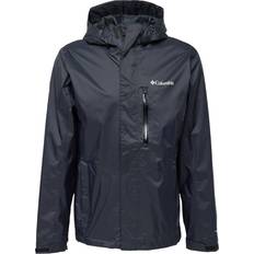 Columbia Pouring Adventure Sort regnjakke med hætte-Black