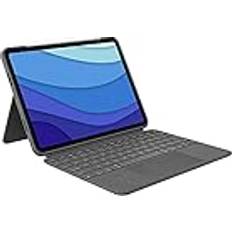 Logitech Combo Touch iPad Pro 11" Keyboard Folio Case Grey, Silver/Grey