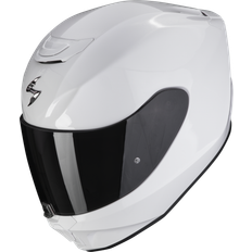 Scorpion EXO 391 Plain Motorcycle Helmet Gloss White (62-63cm) White